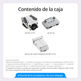 DJI Mini 4 Pro (mando a distancia DJI RC-N2) con accesorios, mini dron plegable con cámara de vídeo 4K HDR para adultos, menos de 249 g, 34 minutos de vuelo, alcance de transmisión de vídeo, C0
