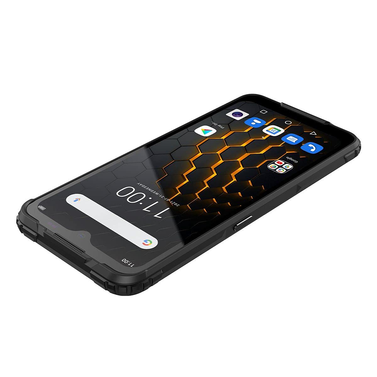 Hammer Blade 5G, Smartphone Robusto, eSIM, Pantalla de 6,3" FHD + IPS, 6g de ram, 48Mpx, IK07, IP69, 5000 mAh, Carga rápida, Android 11, Lector de Huellas Dactilares, USB-C + Cargador de Coche