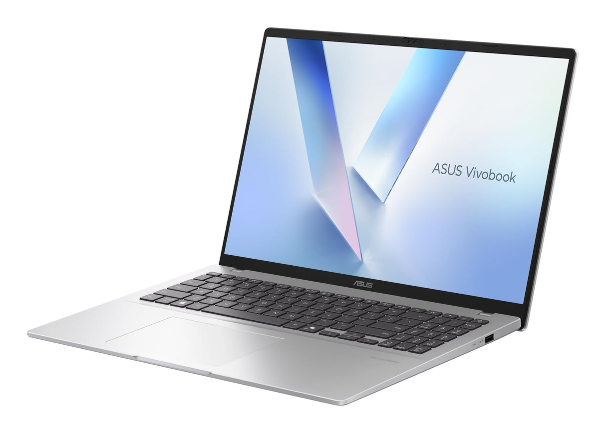 ASUS Vivobook 16 M1607KA-MB171W Copilot+ PC - Ordenador Portátil WUXGA (AMD Ryzen AI 5 330, 16GB RAM, 512GB SSD, Radeon 820M, Windows 11 Home) Plata Fría - Tec. QWERTY ESP