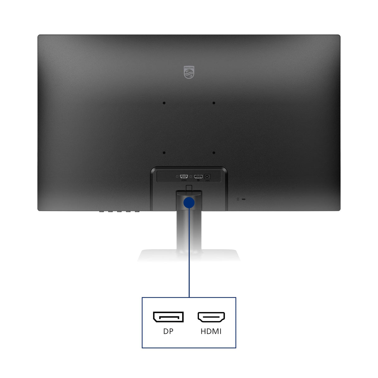 Philips Monitor27E2N2500 QHD de 27 Pulgadas, 120 Hz, IPS, 1 ms MPRT, Adaptive Sync, HDR10 (2560 x 1440, HDMI 1x 2.0, DP 1x 1.4) Negro/Rojo
