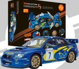 IXO Collections 1:8 IXO Subaru Impreza Rally MC 2003 – Construcción de Modelos, construcción de pie, Kit de construcción, maqueta, función de luz, Kit de construcción
