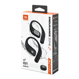 JBL Endurance Zone Auriculares Deportivos inalámbricos Abiertos True Wireless, diseño ergonómico de Gancho, OpenSound, 32 h de autonomía, Resistencia IP68, Google Finder, Negro/Gris