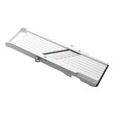 Benriner BN-64W-1 Mandolina Cortadora Para Verduras, Plástico ABS, 3 Cuchillas Intercambiables, Blanca, Clásica