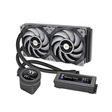 Thermaltake Floe RC Ultra 240 CPU & Memory AIO Liquid Cooler/All-In-One Liquid Cooler/LCD Display/Wasserkühlung/Gif Dateien / 2 * 12cm Lüfter