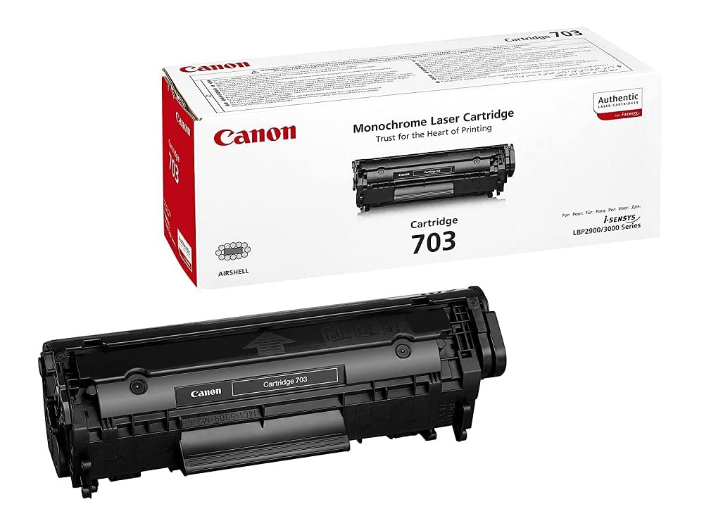 Canon 703 Bk Cartucho de toner original Negro para Impresora Laser Isensys