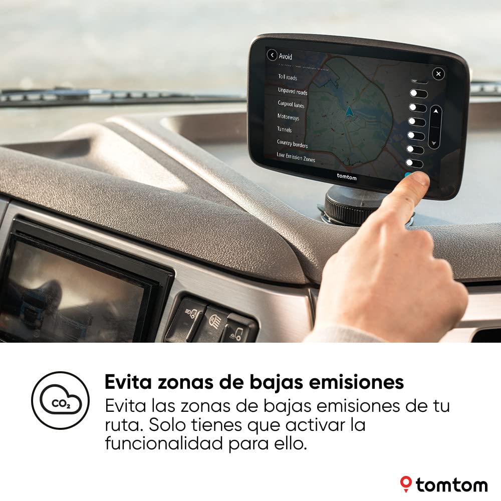 TomTom GO Expert Plus (Pantalla 6 Pulgadas, Traffic, mapas del Mundo, avisos de restricciones, actualizaciones rápidas vía Wi-Fi, señales visuales, USB-C) - Software actualizado