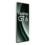 realme GT 6 5G Teléfono Móvil 16+512 GB,Procesador Snapdragon® 8s de 3.ªgeneración,Pantalla ultrabrillante de 6000 nits,Cámara Sony LYT-808 con OIS,Carga SUPERVOOC de 120 W,Verde, sin Adaptador