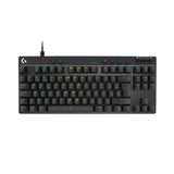 Logitech G PRO X TKL RAPID, teclado para gaming con cable sin teclado numérico con interruptores analógicos magnéticos, modo de disparo rápido, RGB, accionamiento ajustable, US INTL - Negro