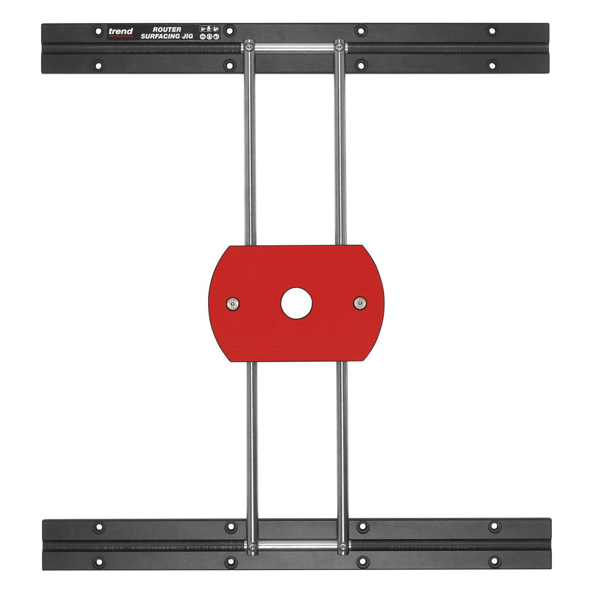 Trend Plantilla de rectificado para fresado, plantilla compacta adaptable para trabajos de aplanado, allanado y abertura de orificios en material ancho o de forma irregular, RS/JIG
