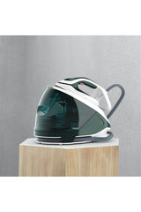 Tefal Pro Express Eco GV9E21E0 - Plancha de vapor (2200 W, presión de 7,5 bar, 560 g/min, vapor continuo, 140 g/min, modo ecológico, colector de cal, tecnología Smart Temp), color verde bosque