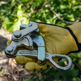 Klein Tools Agarre 1625-20, fabricado en Estados Unidos, herramienta de tracción de alambre Haven's Grip para cuerda de alambre de 0.75 pulgadas, carga máxima de 8000 libras