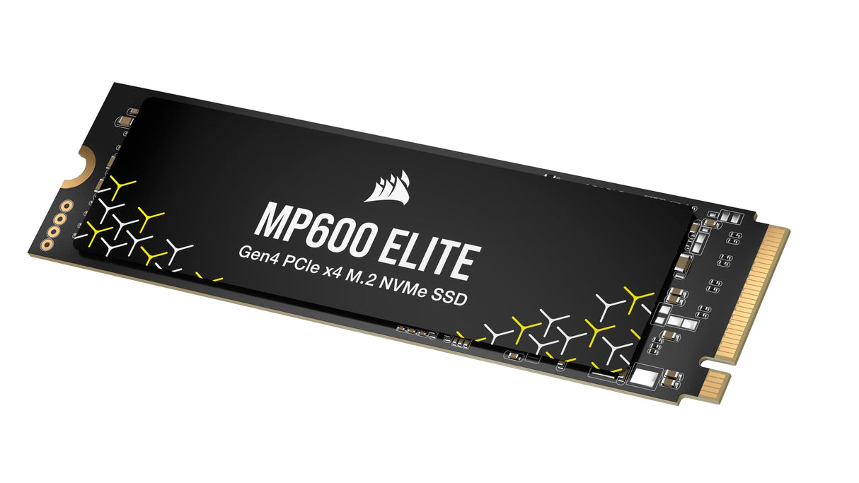 Corsair MP600 Elite SSD NVMe M.2 PCIe Gen4 x4 de 2 TB - M.2 2280 - Lectura Secuencial de hasta 7.000 MB/s - NAND 3D TLC de Alta Densidad - Negro