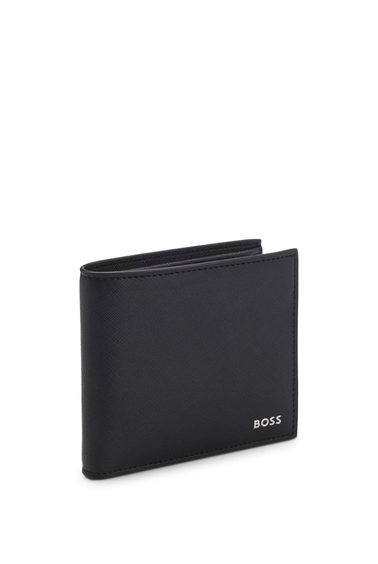 BOSS Zair_4cc_Coin N., 4Cardslots_Monedas Hombre, Black1, One Size