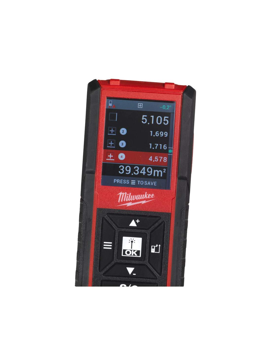 Milwaukee - Laser Telémetro Ldm 100 Pantalla A Color de 100 M