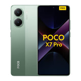 XIAOMI POCO X7 Pro - Smartphone de 8+256GB, Pantalla CrystalRes 1.5K 120Hz AMOLED, MediaTek Dimensity 8400-Ultra, Cámara de 50 MP, 90W HyperCharge, Cargador no Incluido, Verde (Versión ES)