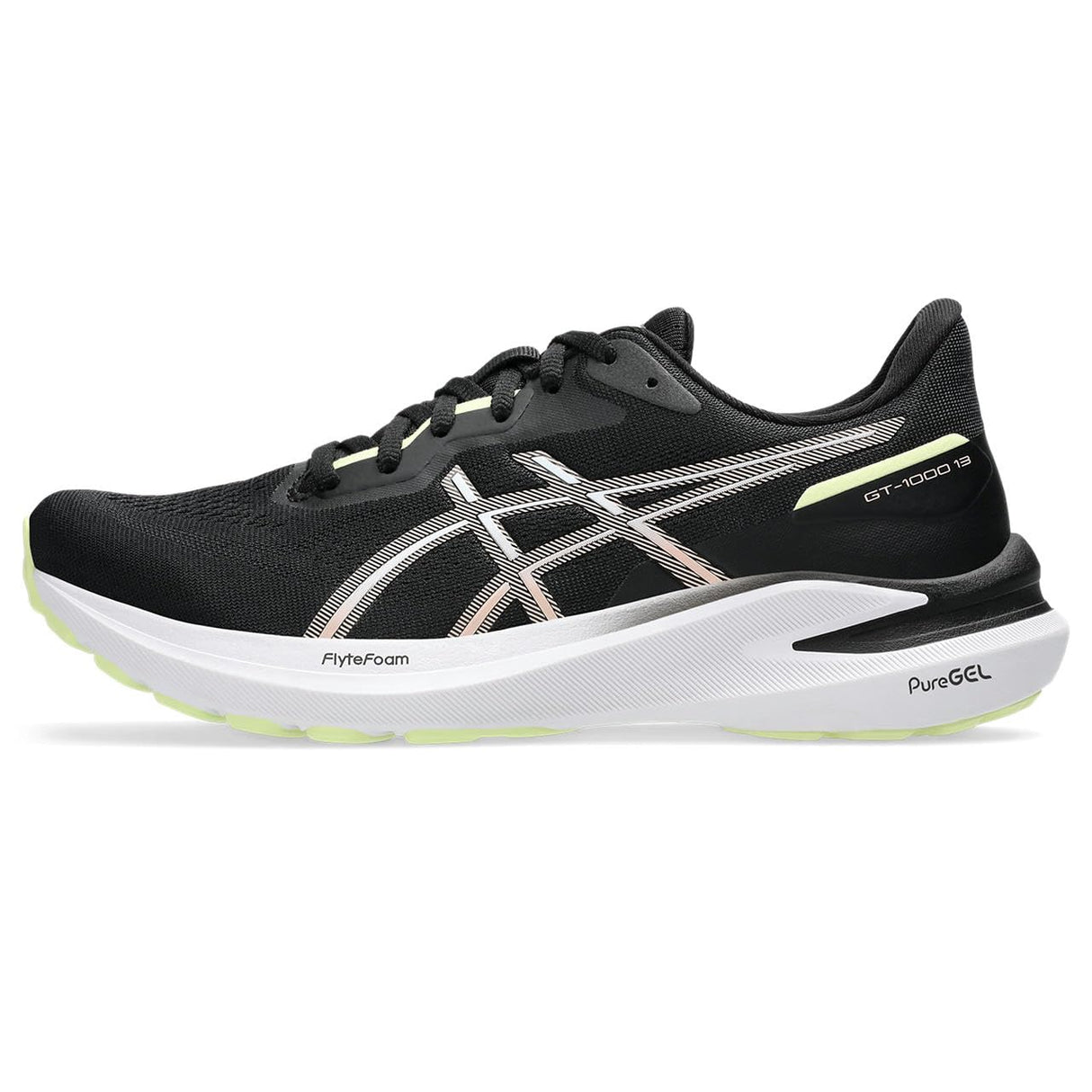 ASICS GT-1000 13, Sneaker Mujer, Negro/Brisa, 39 EU
