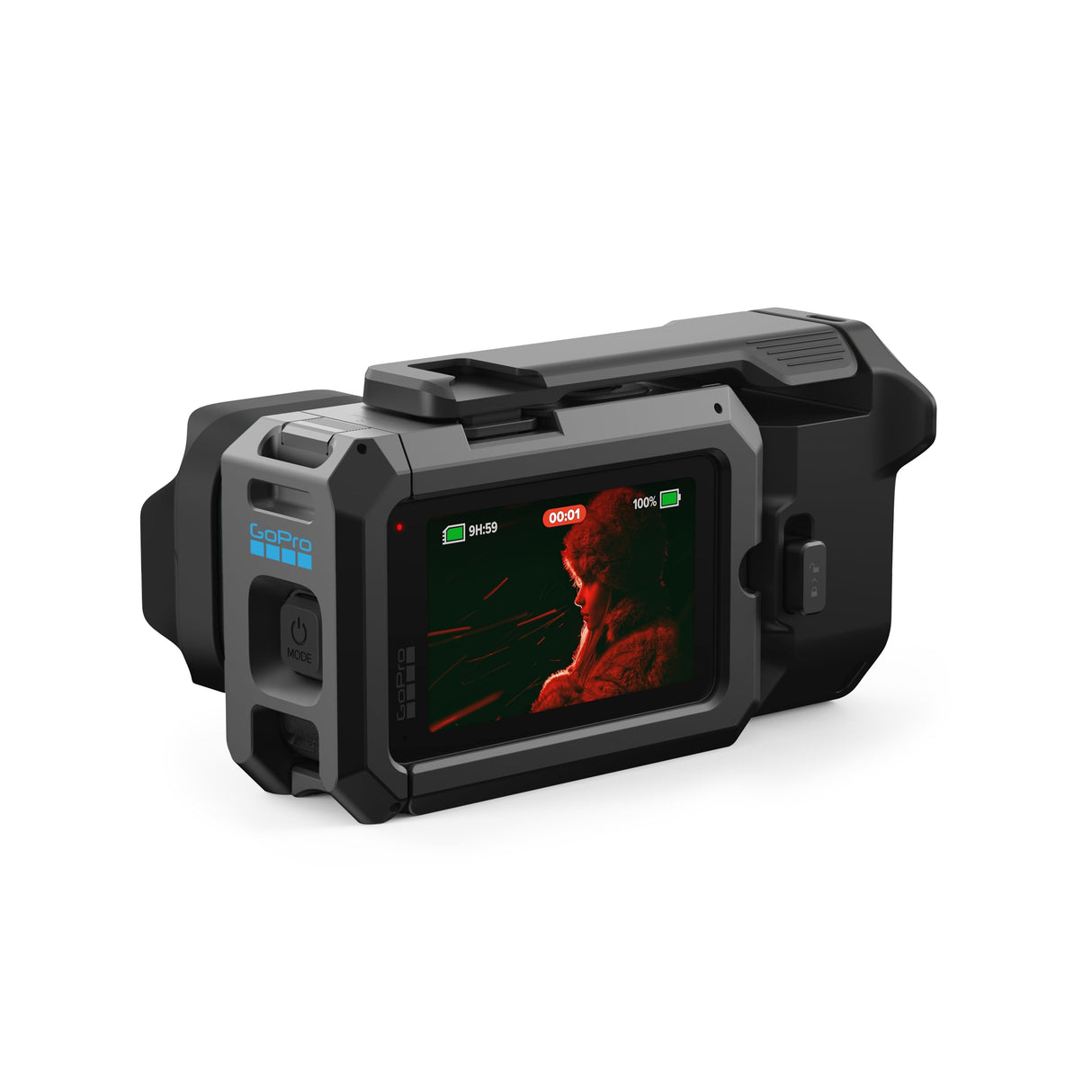 GoPro Mission 1 Pro Grip Edition - Incluye cámara Mission 1 Pro, empuñadura compacta, batería Enduro 2, Estuche de Transporte y Parasol Desmontable