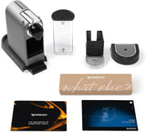 Krups Nespresso Citiz - cafetera de cápsulas monodosis, con 19 bares de presión, thermoblock, función automática con botones retroiluminados, color Plata, modo Eco, Incluye kit bienvenida