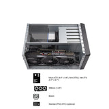 SilverStone Technology CS351, Chasis NAS de Alto Rendimiento de 5 bahías SAS-12G / SATA-6G con Cambio en Caliente, SST-CS351, Negro