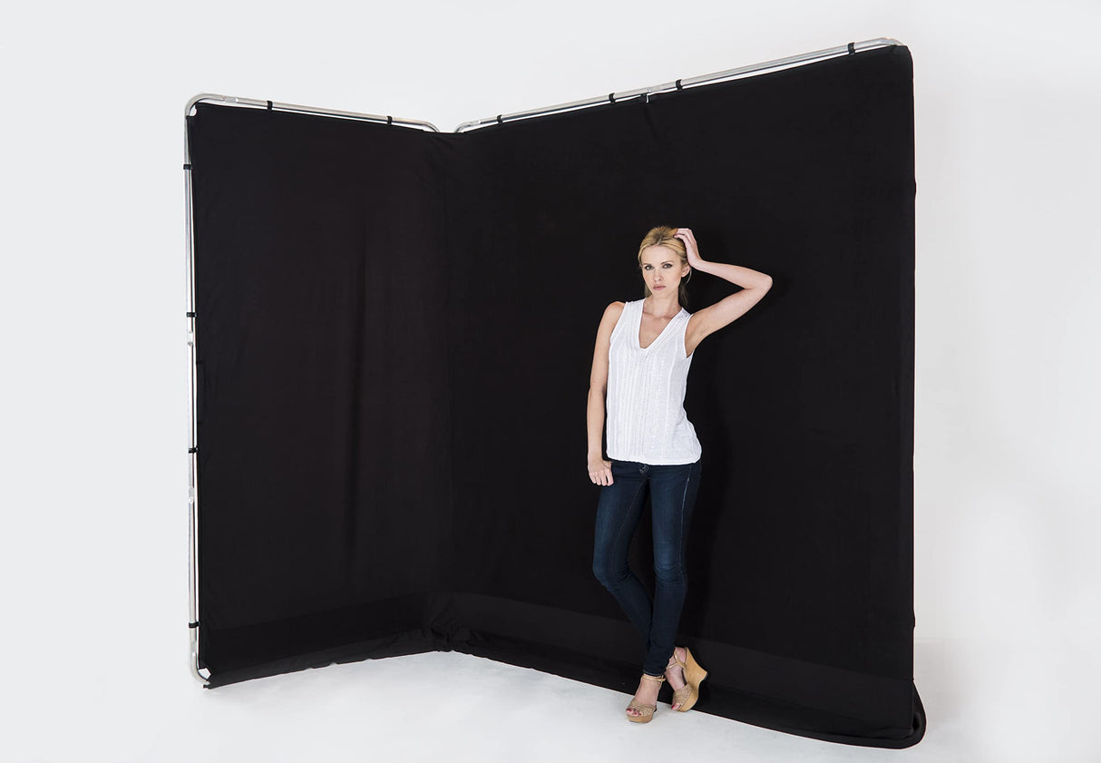 Manfrotto LLLB7621 - Fondo panorámico (4 x 2.35 m) Negro