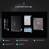 SIRUI Saturn 35mm T2.9 1.6X Full Frame Carbono Fibra Anamorphic Lens, Ligero Cine Cinema Objetivo Lens Lenses Lente para Drones, estabilizadores de cardán de Mano (L Mount Blue Flare)