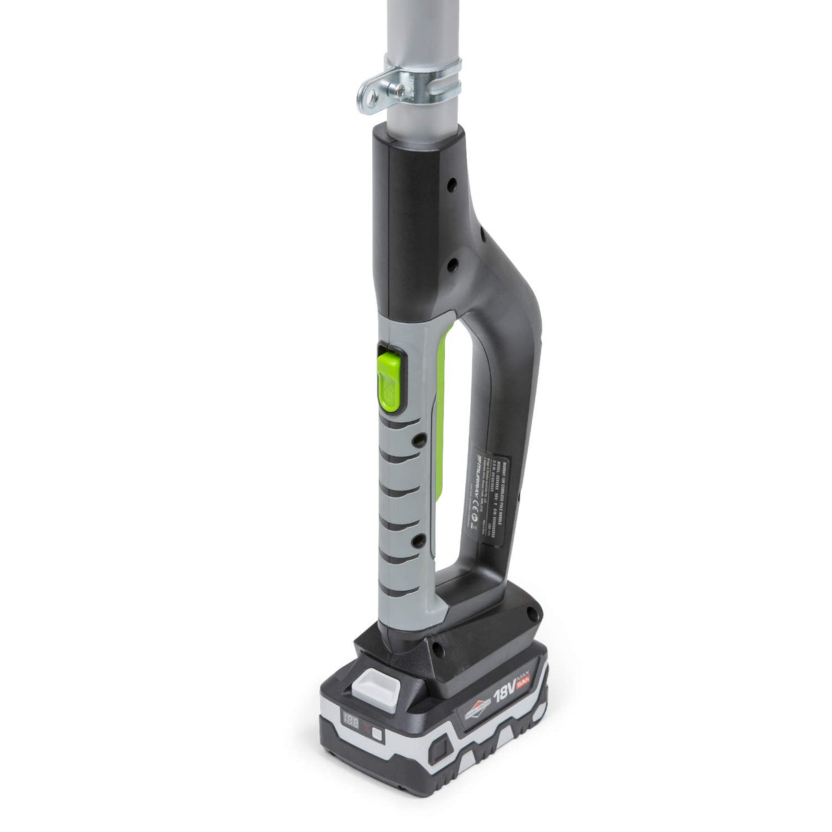 Murray IQ18PSHK 18V Li-Ion Sin cordón de 20cm Sierra Telescópica y el Cortasetos de 41 cm, Kit 2-en-1, Powered by Briggs & Stratton, 5.0AH batería y Cargador Incluido, Tubo Telescópico, 1688106