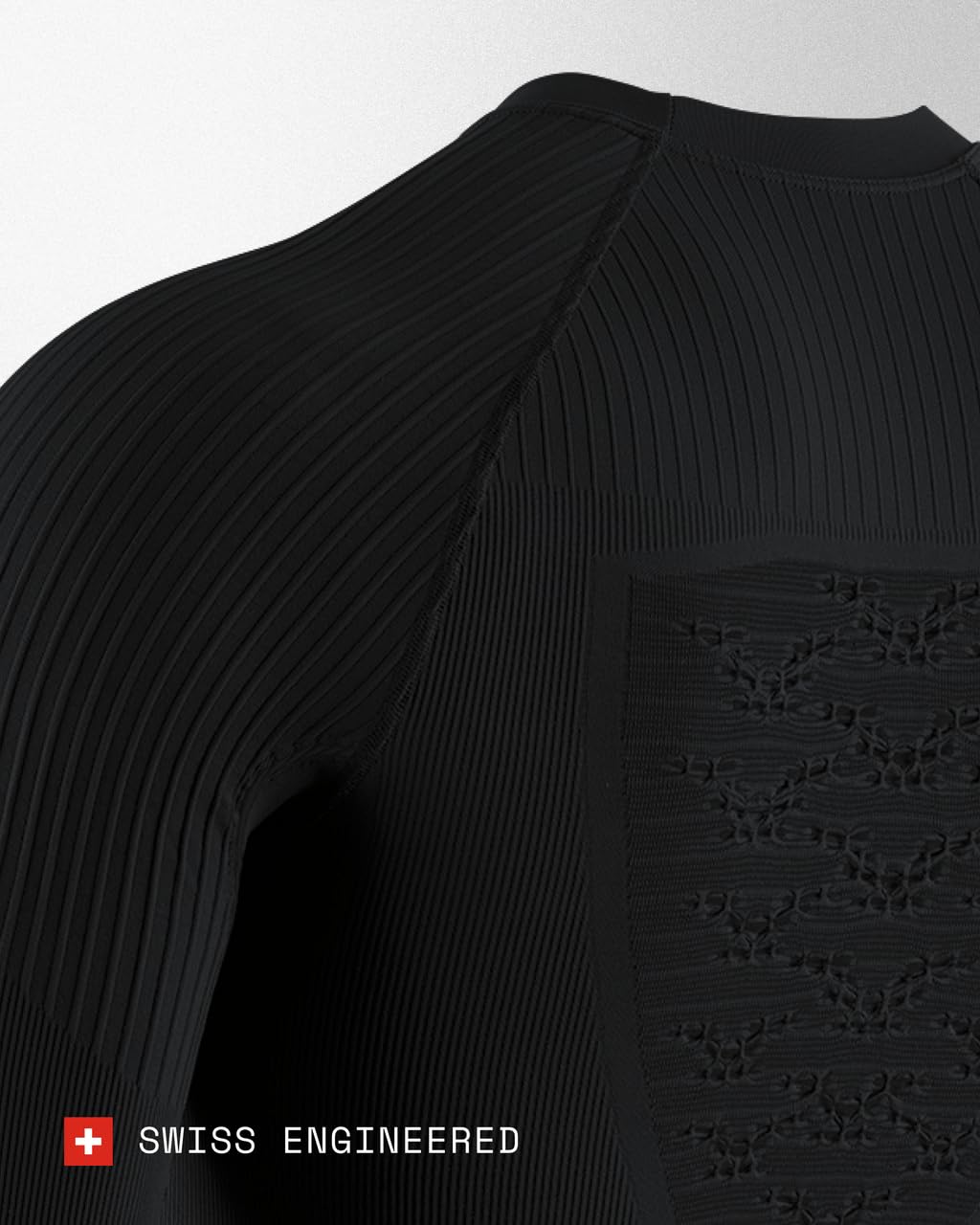 X-Bionic Energy Accumulator 4.0 Shirt Round Neck Long Sleeves Men Capa De Base Camiseta Funcional, Hombre, Black, M