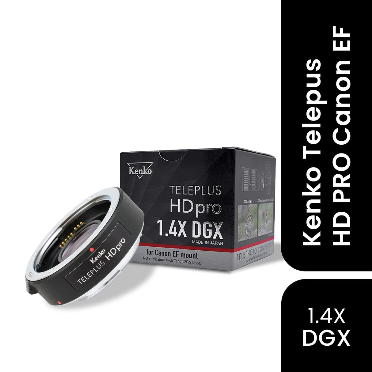 Kenko HD Pro 1.4 DGX - Multiplicador para Objetivo, Color Negro