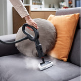 Polti Vaporetto Smart 100 T, Limpiador a Vapor con Caldera de Alta Presión de 4 Bares, Potencia Máxima 1500 W, Autonomía Ilimitada y Recarga Continua, 9 Accesorios Incluidos, Blanco y Turquesa
