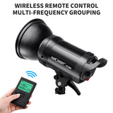 K&F CONCEPT- SL-60W LED Video Flash con Luz Blanca 5600K, 60W CRI 95+,TLCI 95+ con Foco LED con Control Remoto,Obturador,Reflector,Montura Bowens para Video,Estudio Fotografía al Aire Libre,Foco LED