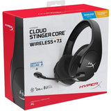 HyperX Cloud Stinger Core, Auriculares inalámbricos ligeros para juegos, DTS Headphone:X spatial audio, para PC