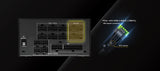 Fuente ALIMENTACION ASROCK PG-1300G,PSU,1300W,80 Plus Gold,135MM,Modular,PCI-E 5.1 (12+4pin) x1,PCI-E (6+2 Pin) x5,SATA (5 Pin) x9