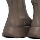 Fitflop Women's F-Mode Leather Flatform Chelsea Boots, Minky Grey, 36 EU