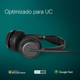 EPOS Impact 1061T ANC Stereo Bluetooth Headset Teams Zertifiziert mit Active Noice Cancelling (ANC) INKL. kontaktlose Ladestation
