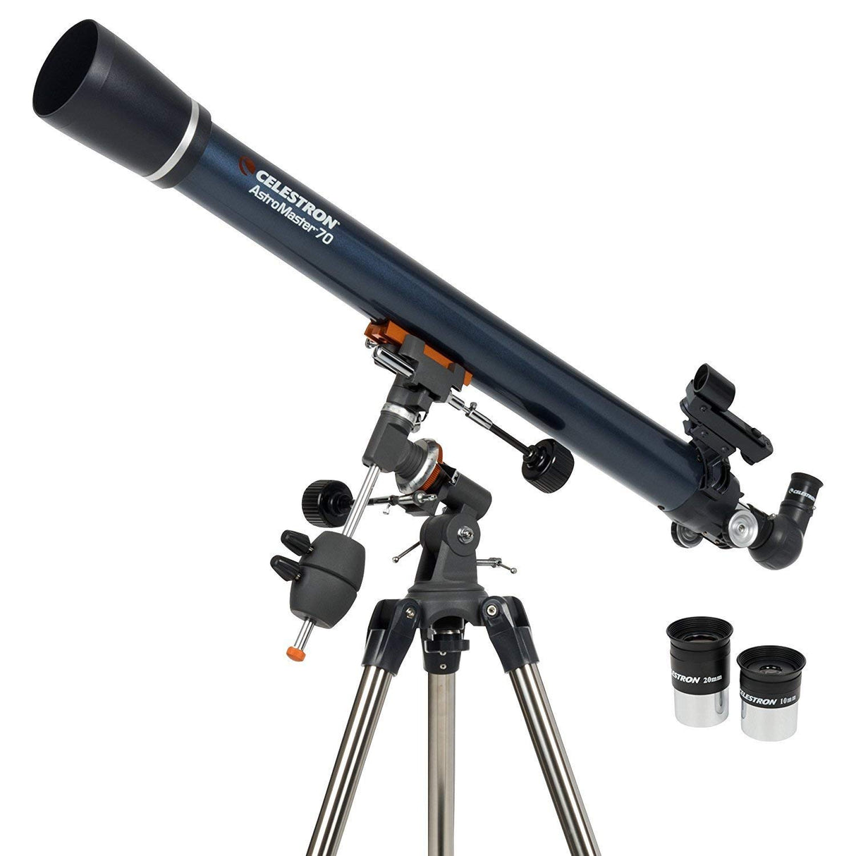 CELESTRON | Telescopio AstroMaster 70EQ 45x - Telescopio (91,4 cm, 8,16 kg, Acero)
