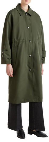 United Colors of Benetton Spolverino 241xdn07i Chaqueta, Verde, M para Mujer