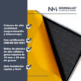 Normaluz - Protector de Columnas y Paredes para Garaje | Manta Bobina Autoadhesiva Flexible y Resistente | Protege Puertas y Vehículos con Instalación Fácil 5MT x 50 CM x 1CM