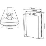 Adastra | Altavoces estéreo de alta calidad suministrados en pares | 70W Max | Negro