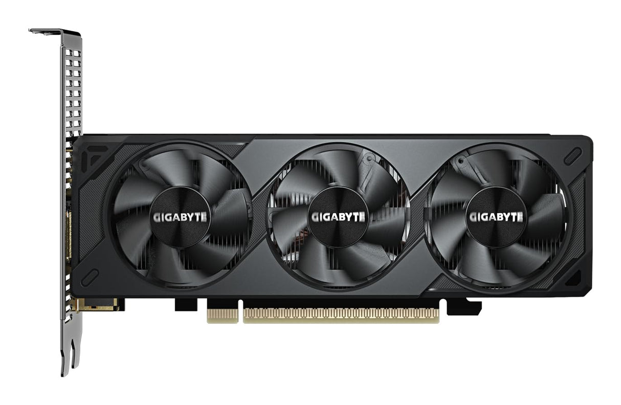 Gigabyte GeForce RTX 5060 OC Low Profile 8G Tarjeta Gráfica - 8GB GDDR7, 128bit, PCI-E 5.0, 2512 MHz Frecuencia del núcleo, 3 x DisplayPort, 1 x HDMI, GV-N5060OC-8GL