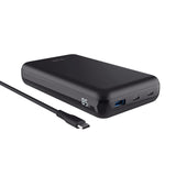 Trust Laro Power Bank 20000mAh 100W para Portátil 2X USB-C 1x USB-A, Batería Externa Carga Rapida, Cargador Portátil Powerbank iPhone Macbook iPad Steam Deck Xiaomi DELL ASUS Lenovo HP