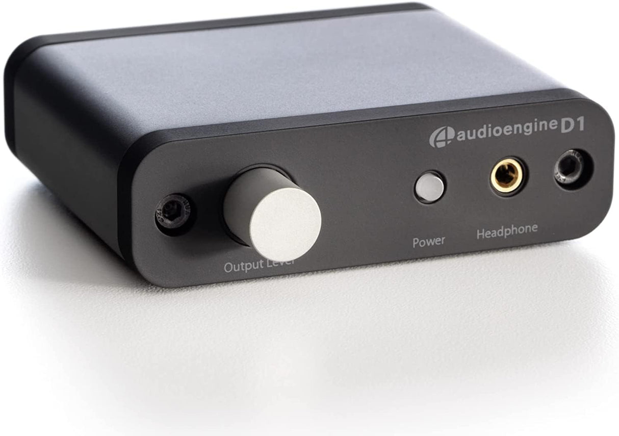Audioengine D1 32-bit Portable DAC and Headphone Amp, Preamp, Laptop Desktop Headphone Amplifier, Pro Gaming and Musicians