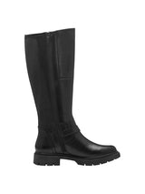 Tamaris Comfort 8-85600-43-Botas largas, Botas de Moda Mujer, Negro, 37 EU Ancho