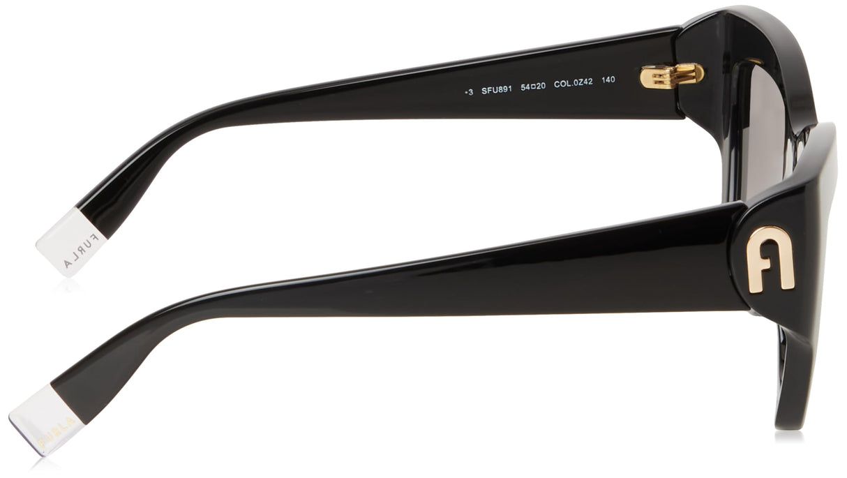 Furla, SUNGLASSES, SFU891-54-0Z42, TOTAL SHINY BLACK, Female