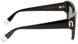 Furla, SUNGLASSES, SFU891-54-0Z42, TOTAL SHINY BLACK, Female
