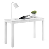 Ameriwood Home Gran Escritorio Parsons con 2 cajones, Blanco