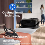 Philips Generador de vapor PerfectCare Serie 8000-210g de impulso de vapor, sensor de movimiento AI, OptimalTEMP, suela SteamGlide Elite, tanque de 1.4L, descalcificación fácil (PSG8200/80)