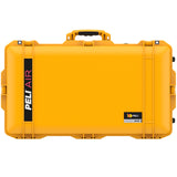 PELI 1615 Air LMaleta trolley ultra resistente y ligera para cámaras y sistemas ópticos, estanca e impermeable al polvo, 71L de capacidad, fabricada en EE.UU., sin espuma, color amarillo
