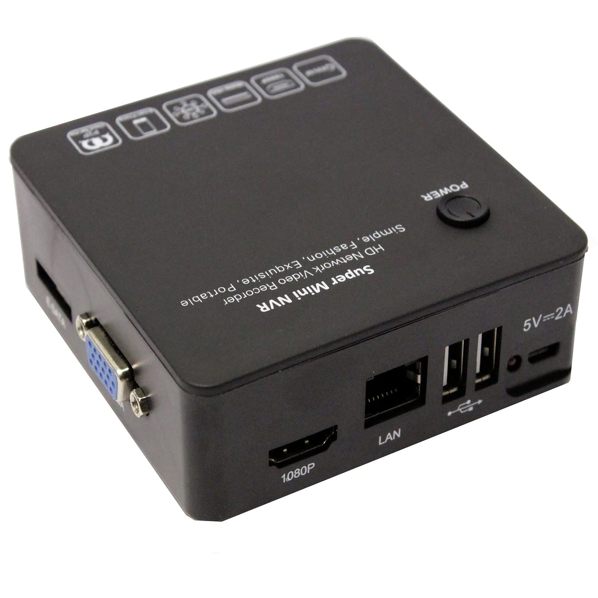 BeMatik - NVR Network Video Recorder para vídeo vigilancia CCTV de 4 canales 720p 960p 1080p con disco eSATA