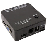 BeMatik - NVR Network Video Recorder para vídeo vigilancia CCTV de 4 canales 720p 960p 1080p con disco eSATA