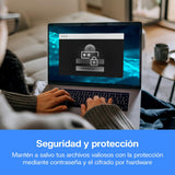 WD 44TB My Book Duo Disco Duro RAID de Escritorio, USB-C/USB 3.2 Gen 1, Copia de seguridad y protección con contraseña, RAID 0/1, JBOD, Formateado para Windows y MacOS, Negro